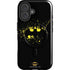 DC Comics Batman Logo Yellow Splash iPhone 16 Magsafe Impact Case